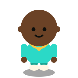 Dice, a chibi casino character in a teal tracksuit.